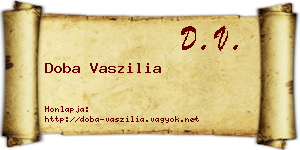 Doba Vaszilia névjegykártya